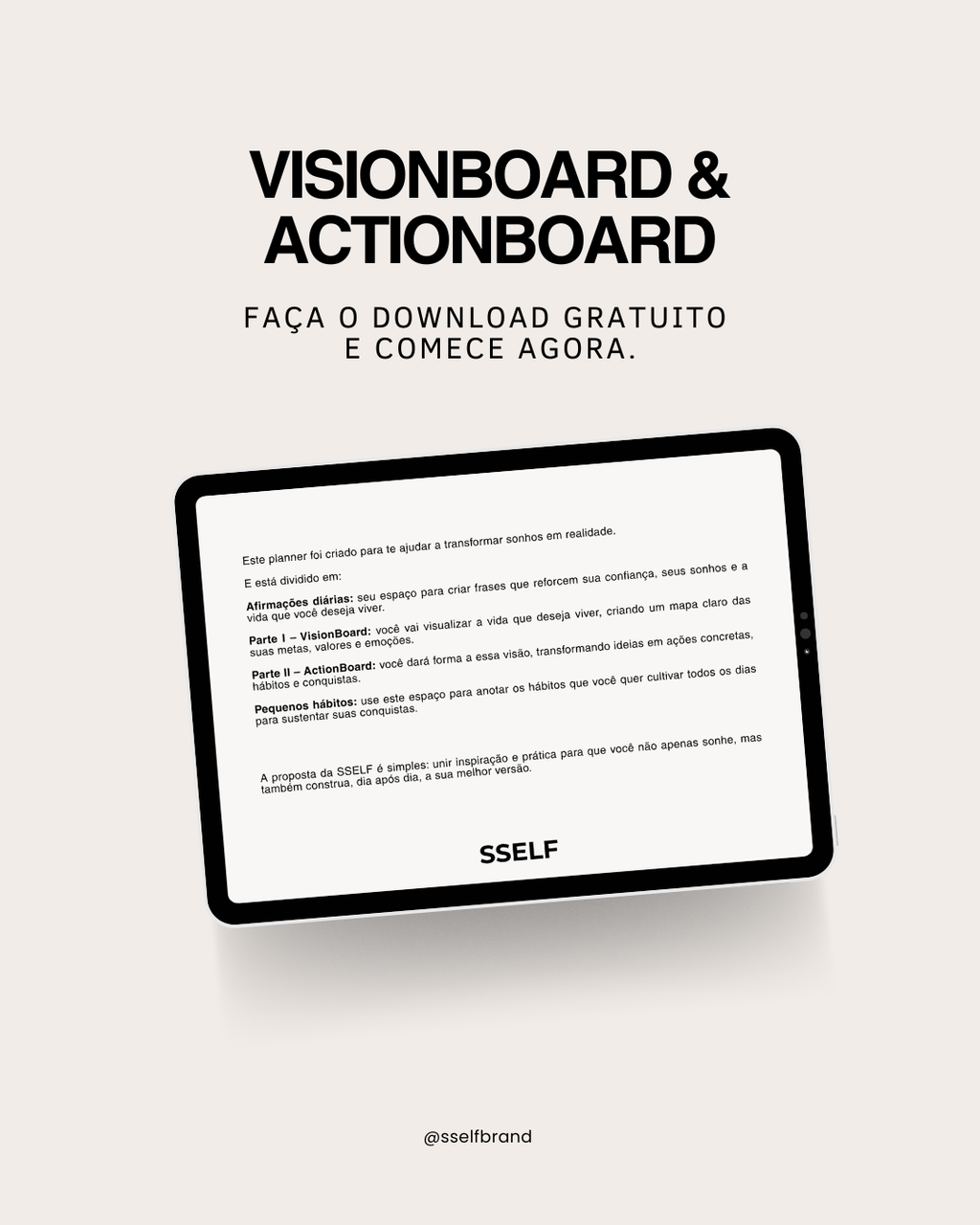 Visionboard & Actionboard SSELF