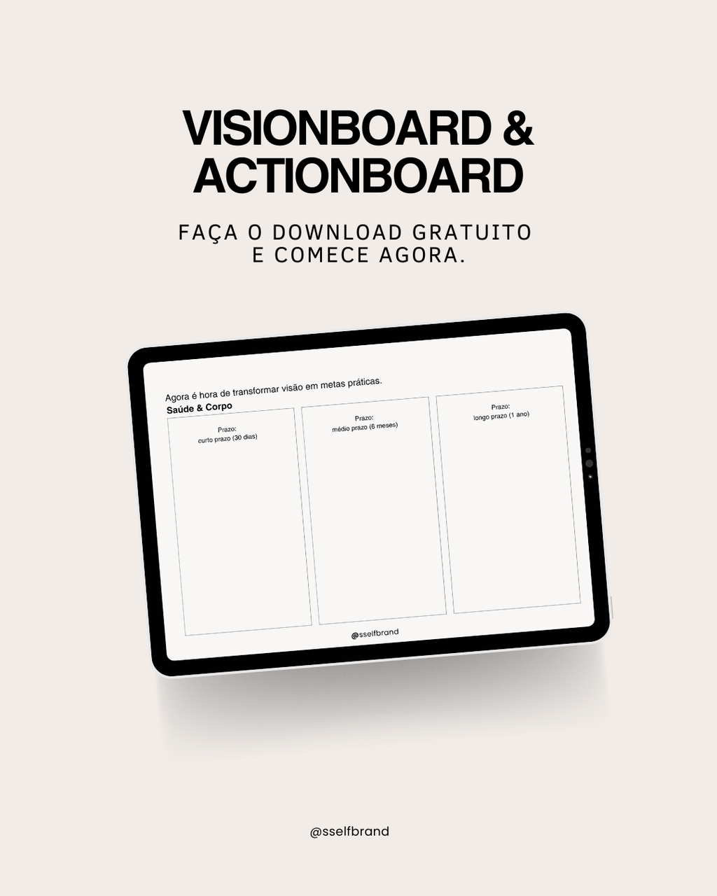 Visionboard & Actionboard SSELF