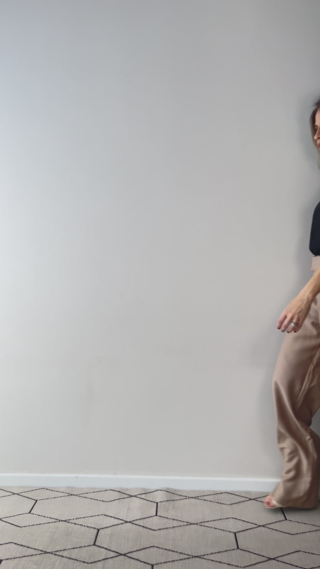 Calça de Alfaiataria Feminina Cintura Alta Wide Leg